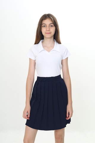 Toontoy Kız Çocuk Piliseli Okul Etek Lacivert