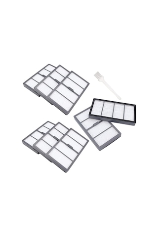 Roomba S9 Uyumlu 8 Adet Hepa Filtre,1 Adet Temizleme Fırçası