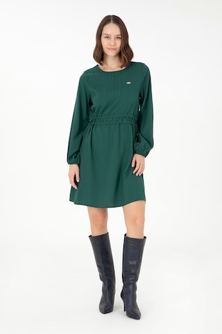 U.s. Polo Assn. Kadın Koyu Yeşil Elbise Dokuma 50289860-vr079 Koyu Yeşil