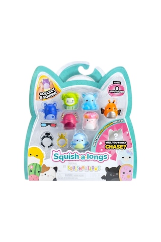 Squishmallows Squish-a-longs 8 Figür + Yüzük Set Seri 2 Al0025