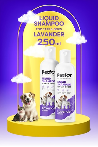 Kedi Ve Köpekler İçin Lavantalı Şampuan 250 Ml X2 Adet