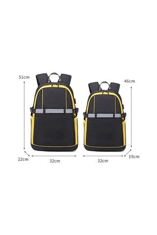 Okul Çantası İlkokul Öğrencileri İçin Hafif Ve Kullanışlı Sırt Çantası Sarı