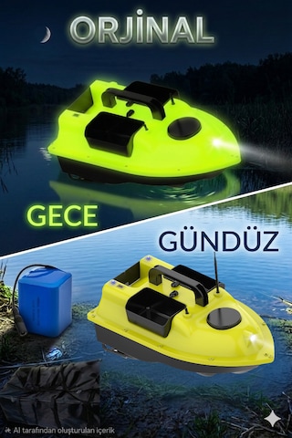 Teknobo Yemleme Botu Teknesi Balık Yemleme Olta Bırakma Gps Otopılot 16 Konum Kayıt Yenılenmıs 18.000 Mah Dev Bataryalı Cantalı Arac Sarjlı Yuvarlak Kapak Orjınal Urun 20.000 Mah