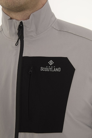 Camp Scoutland Camp255 Outdoor Tactical Su İticili Erkek Fermuarlı Taktik Sweatshirt Taş