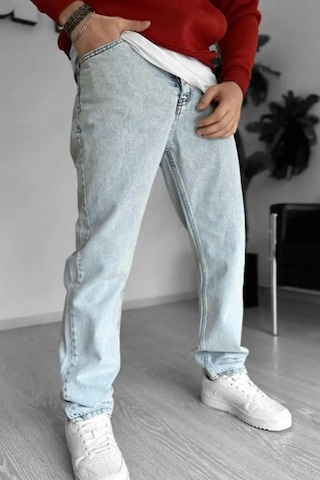 Captiva Denim Erkek Baggy Jean Pantolon AÇIK GRİ