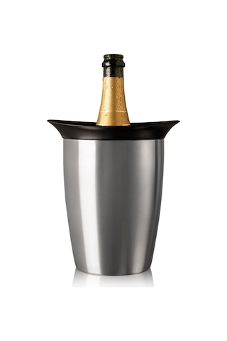 Vacu Vin 3647360 Aktif Şampanya Soğutucu Elegant Paslanmaz Çelik