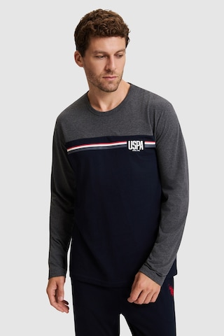 U.S. Polo Assn. Erkek Lacivert Pijama Takımı 50333254 Vr033
