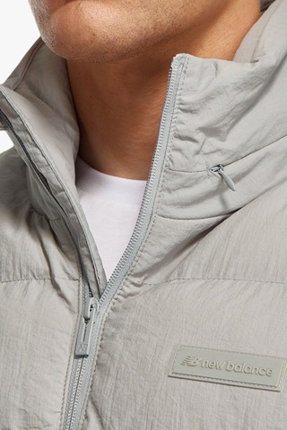 New Balance Nb Lifestyle Men Jacket Erkek Gri Mont - Mnj3430