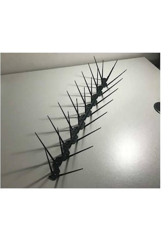 Iki Adet Kuş Kovucu Kuş Kovar Kuşkonmaz Diken 50 Cm - Siyah - P N11.1610