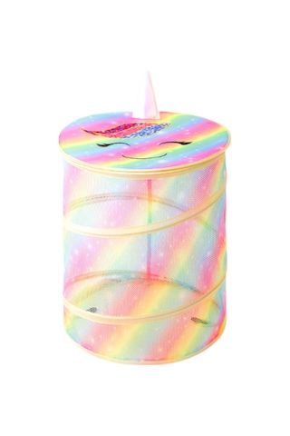 Suntek Çocuk Oyuncak Depolama Sepeti Çocuklar Odası Oturma Evi Gökkuşağı