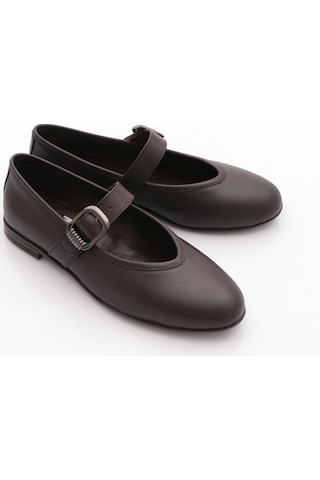 Dgn 25023 Kadın Loafer Ayakkabı Kahve Napa