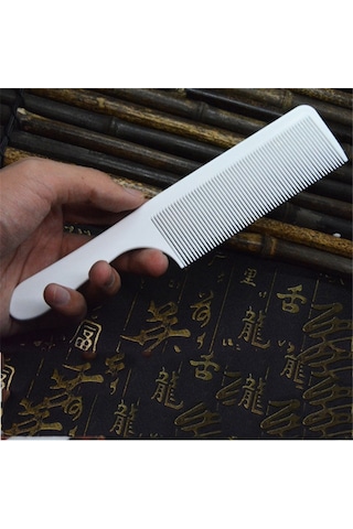 Adet Beyaz Profesyonel Saç Fırçası Tarak Salon Berber Anti-statik Saç Tarak Saç Fırçası Kuaförlük Tarak Saç Bakımı Şekillendirici Araçları