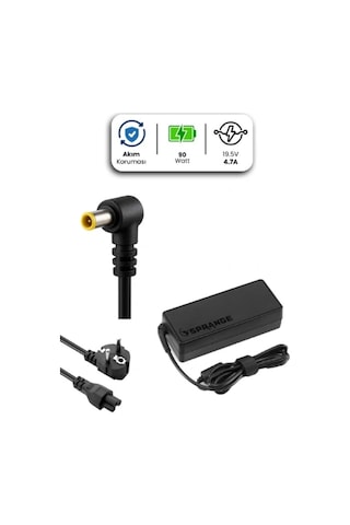19.5v 4.7a 6.5 4.4mm 90w Sony İçin Laptop Adaptör
