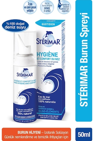 Sterimar Isotonic Yetişkin Burun Spreyi 50 ML + Isotonic Baby Burun Spreyi 50 ML