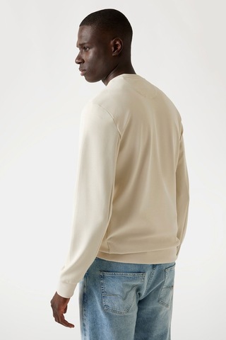 Guess Erkek Sweatshirt Bej