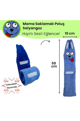 Havhav Mama Saklamalı Salyangoz Peluş Köpek Oyuncağı