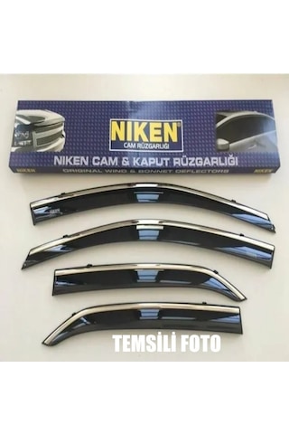 Niken Vw Caddy Cam Rüzgarlığı Kromlu 2'li 2003+ Sonrası