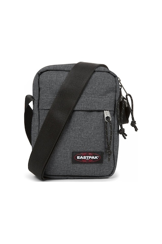 Eastpak Ek045 The One Omuz Çantası (Black Denim) Gri Melanj