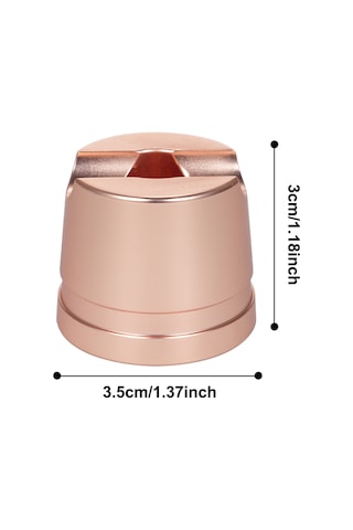 Mufunye Gül Altın Renkli Paslanmaz Çelik Tıraş Bıçağı Standı - Kompakt Ve Şık Tasarım