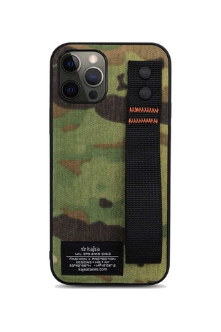 Kajsa Apple Uyumlu iPhone 12 Pro Max Kılıf Kajsa Cordura Serisi Military Kapak ZORE-218938