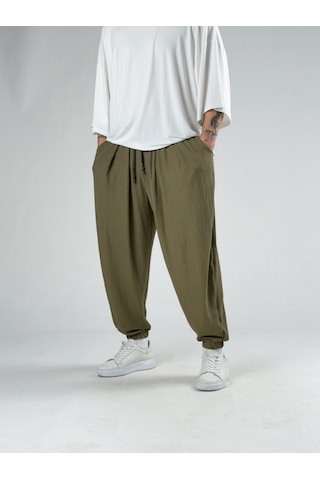 Cocopelli Bürümcük Haki Erkek Jogger Pantolon Coc3178