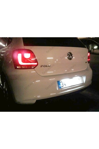 Fardoktoru Vw Polo 6R Beyaz Led Plaka Lambasi Seti Ariza Yakmaz