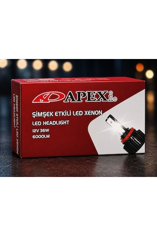 H3 Soketli Led Xenon Far Ampulü 12v 36w 6000lm Beyaz Işık
