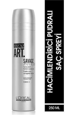 L'Oréal Professionnel Tecni Art Savage Panache Pudralı Hacimlendirici Saç Spreyi 250 ML