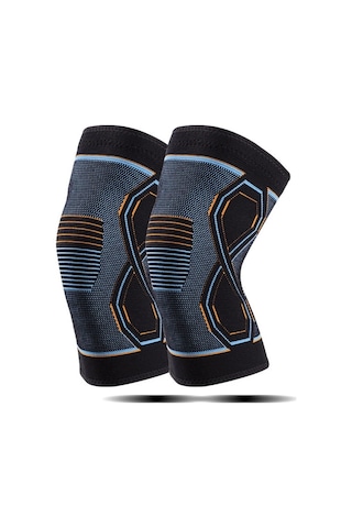 Jialan Tcare Menisküs Yırtılması İçin 1 Çift Dizlik, Koşu Siyah - Mavi