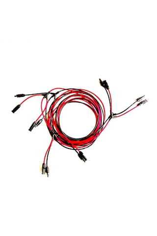 25 + 25 Metre 6 Lı Mc4 Solar Konnektör 6 İn 1 Kablolu Paralelleme