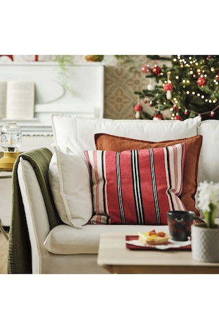 Ikea Vınterfınt Kırmızı 50x50 Cm Kırlent Kılıfı