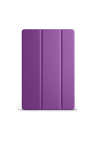 Galaxy Tab A9 Plus Uyumlu Zore Smart Cover Standlı 1-1 Kılıf-mor Tablet Kılıfı