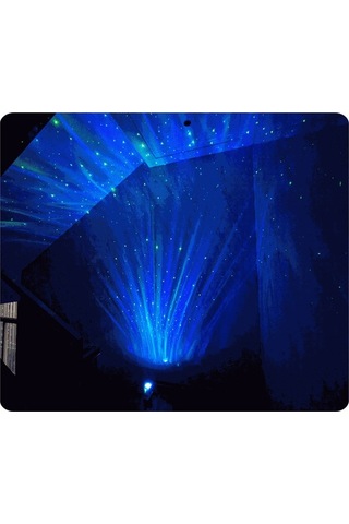 Pazly Bt Hoparlörlü Gece Lambası, Salyangoz Yıldızlı Gökyüzü Projeksiyon L6534w Beyaz Beyaz