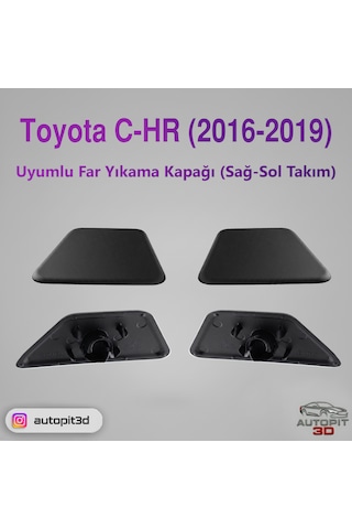 Toyota C-hr 2016-2019 Uyumlu Far Yıkama Kapağı Sağ-sol Takım