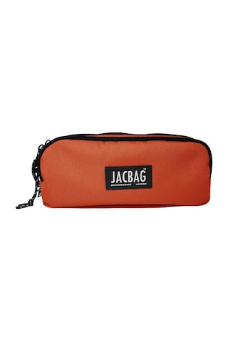 Jacbag Üç Bölmeli Çocuk ve Yetişkin Kalem Çantası - Kiremit - Kadın/Kız Çocuk Çok Renkli