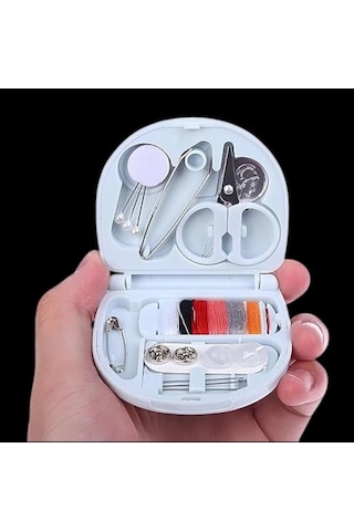 Mini Seyahat Dikiş Seti Çok Fonksiyonlu Çanta Boy Acil Durum Dikiş Kiti Taşınabilir İğne İplik Seti Ev Ve Yolculuk İçin Karışık