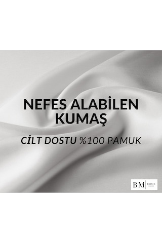Boun Marche Erkek Atlet Premium 6'lı Kutu Penye Süprem %100 Pamuk Beyaz