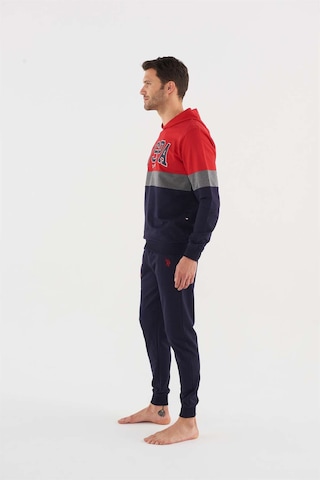 U.S. POLO Assn. Erkek Kırmızı Pijama Takımı 18602 Kırmızı