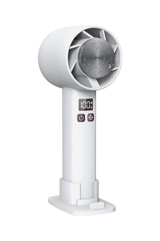 Mini El Fan Yarıiletken Soğutma 1800 Mah Taşınabilir Usb Hava Soğutma Fanı Açık Ev Için Telefon Standı Ile-a 9106 Var Ayaklı Beyaz 5 Adetten Az