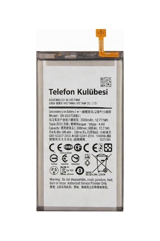 Samsung S10 Uyumlu Batarya Pil Eb-bg973abu