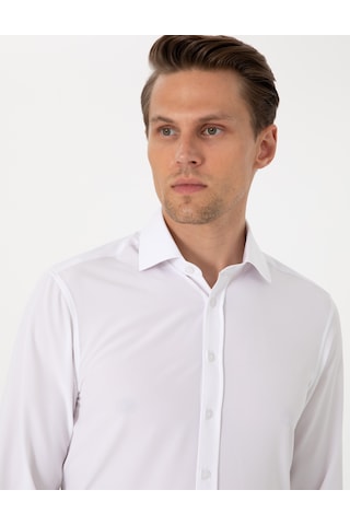 Pierre Cardin Erkek Beyaz Gömlek Desenli 50303958-vr013 Beyaz