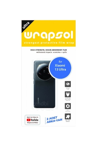 Xiaomi Uyumlu 13 Ultra Arka Ve Yan Kaplama Poliüretan Film