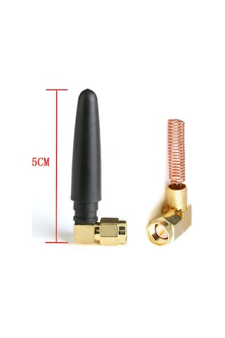 433mhz Rf 3dbi Sma Erkek 90 Derece Anten 5cm Kablosuz Haberleşme Modül Cihaz Omni Radyo