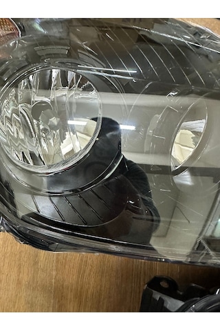 Opel Astra H Siyah Zemin Ön Sağ Sol Far Lambası Set 2004