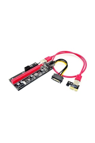 Pcı-E 1X - 16X Riser Kart Ver009S Usb 3.0