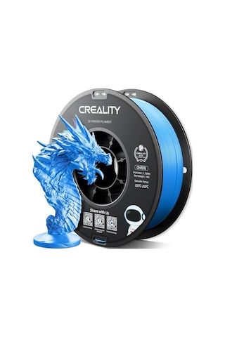 Resmi Cr Petg 3d Yazıcı Filament 1.75mm 1kg 2.2lbs , Yüksek Hassasiyetli Güçlü Tokluk, Kokusuz Daha İyi Akış M