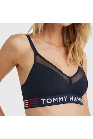 Tommy Hilfiger Tommy Hılfıger Kadın Spor Sütyeni Uw0uw03511-dw5 Lacivert