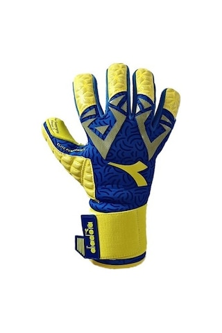 Diadora Supergrip Finger 1 Kaleci Eldiveni Dg-300 Sarı-lacivert Çok Renkli