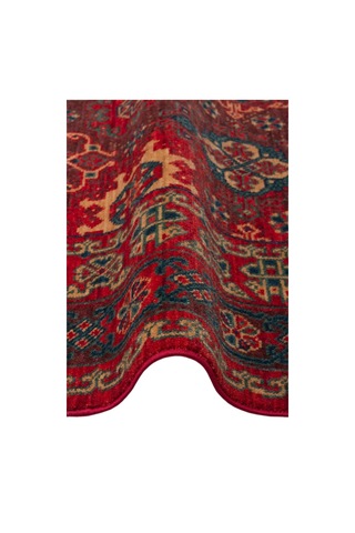Hoom Rugs Cadis Kdm 06 Violet Yeni Zelanda Yünü El Emeği Kara Tezgah Halısı Kırmızı