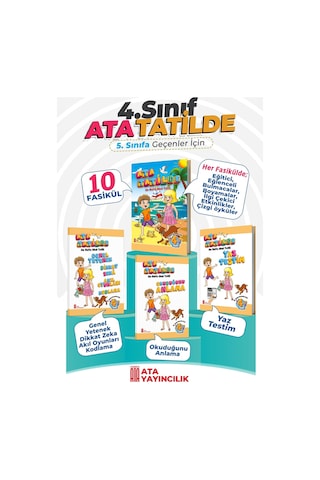 Ata Yayıncılık 4. Sınıf Ata Tatilde Setimiz
